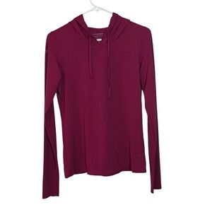 Anetik Premium Performance Hoodie Shirt‎ Red Small UPF 30+